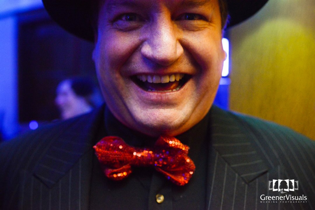 red-sequence-bow-tie-smile-Story-Mansion-Christmas-Party
