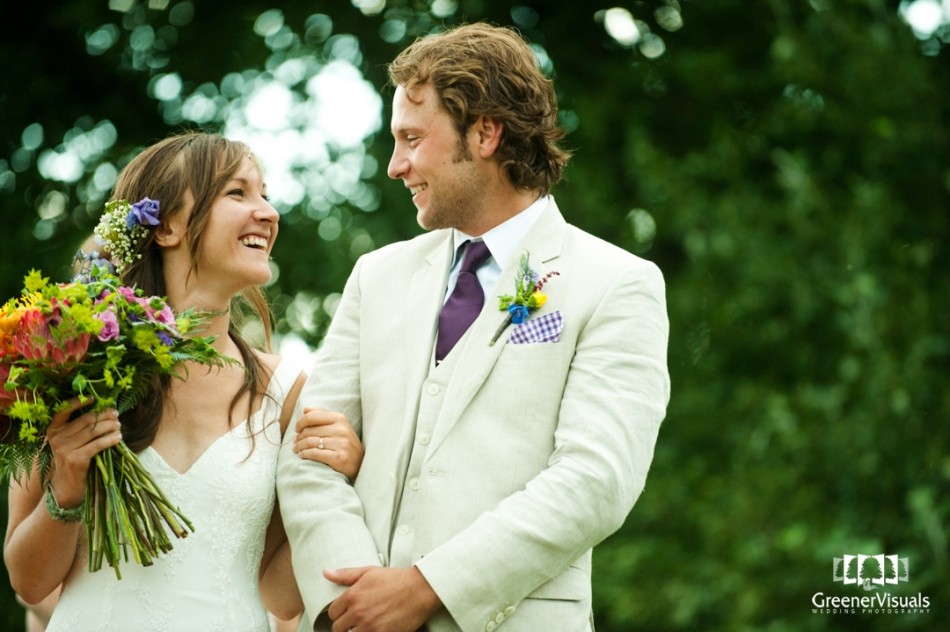 bride-and-groom-smile-at-wedding-ceremony-Best-of-2014-Wedding