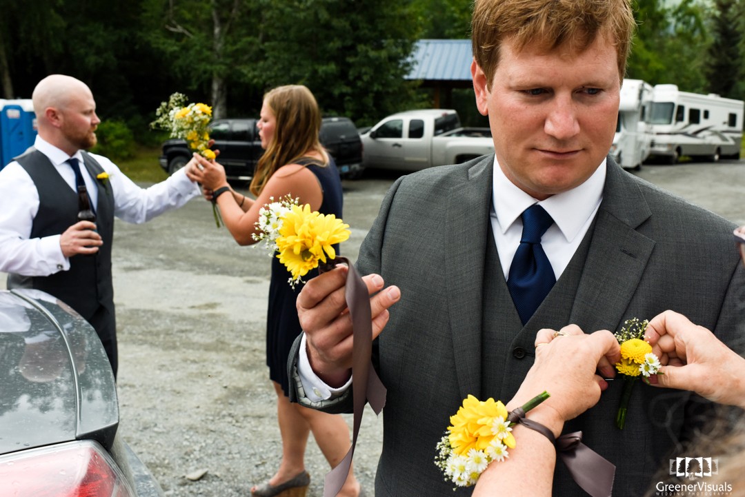 Eric & Brandy Wedding Day Photos in Hope, Alaska - Greener Visuals Wedding Photography