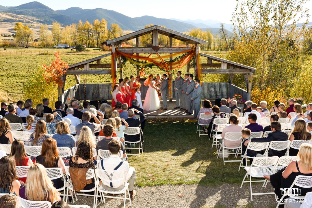 Broken Hart Ranch Fall Montana Wedding of Madeline and Chase