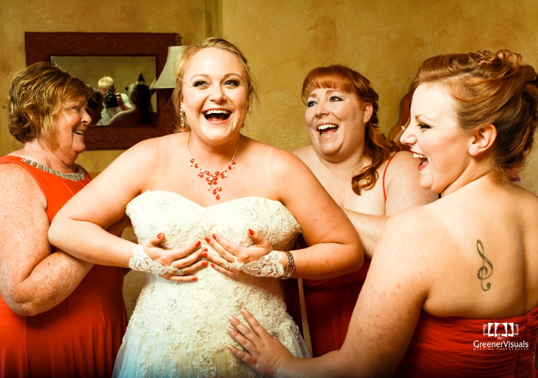 bride-laughing-with-bridesmaids-Best-of-2015-Wedding