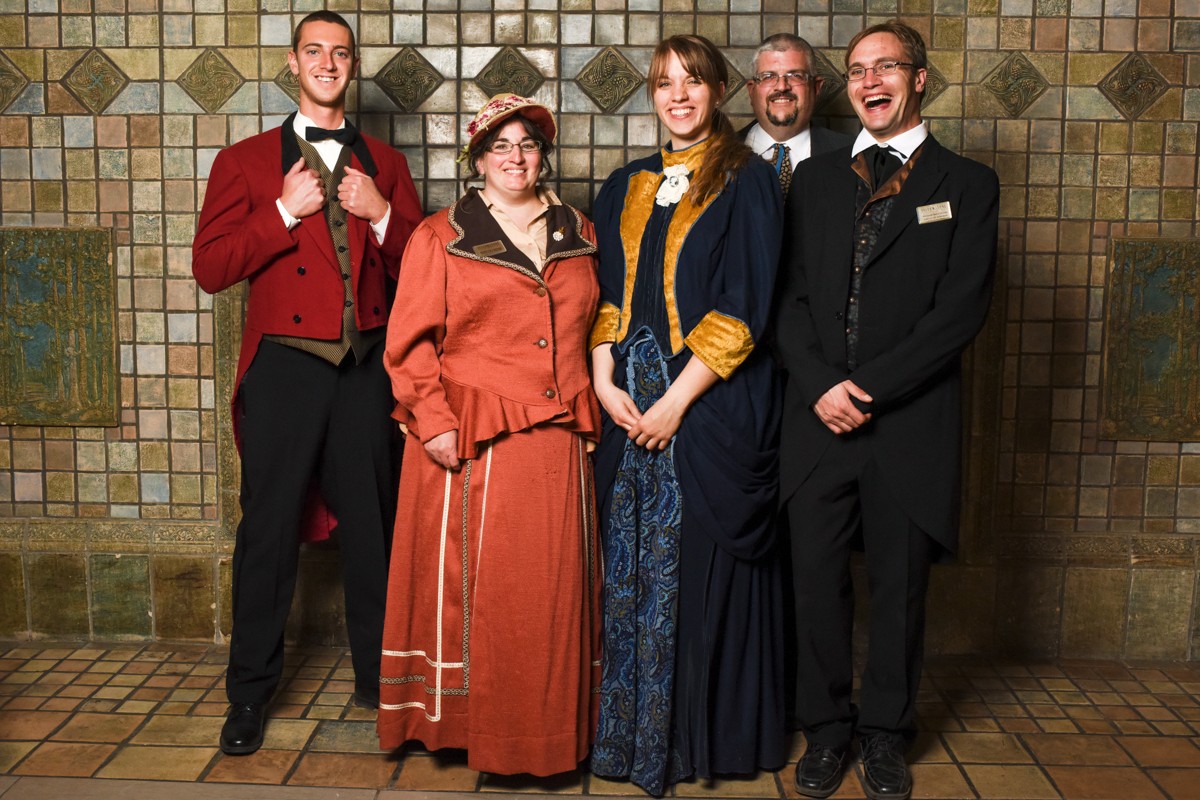 guests-in-costume-at-Lake-Yellowstone-Hotel-125th-anniversary-gala