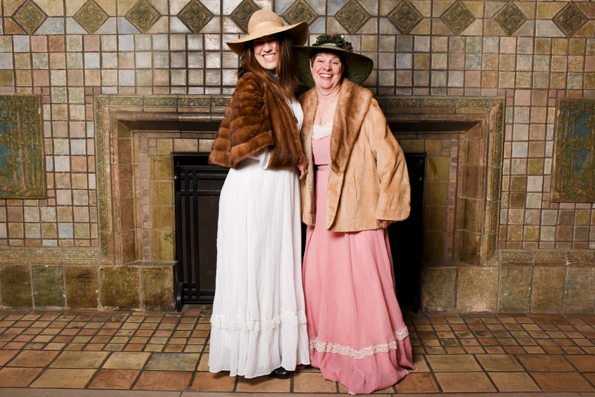 ladies-in-costume-at-Lake-Yellowstone-Hotel-125th-anniversary-gala
