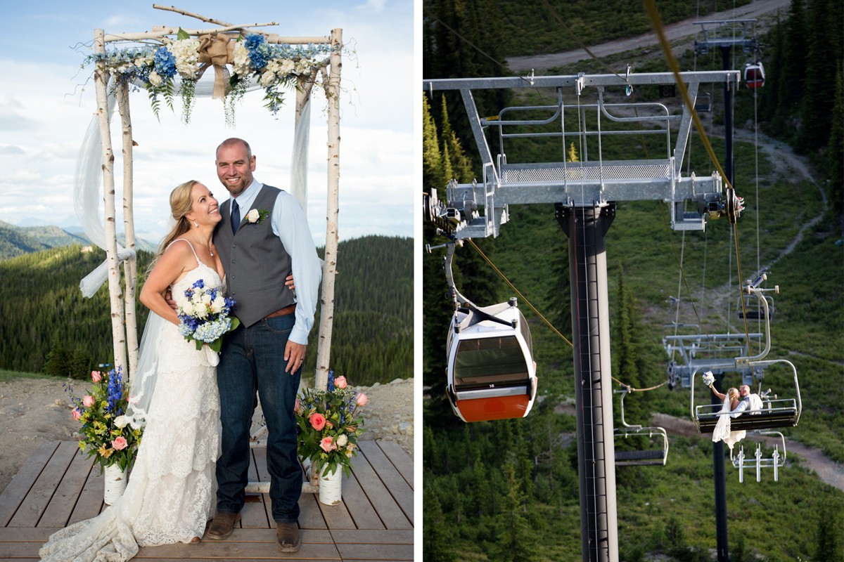 sunset-couple-portrait-at-Whitefish-Mountain-Resort-Wedding-reception