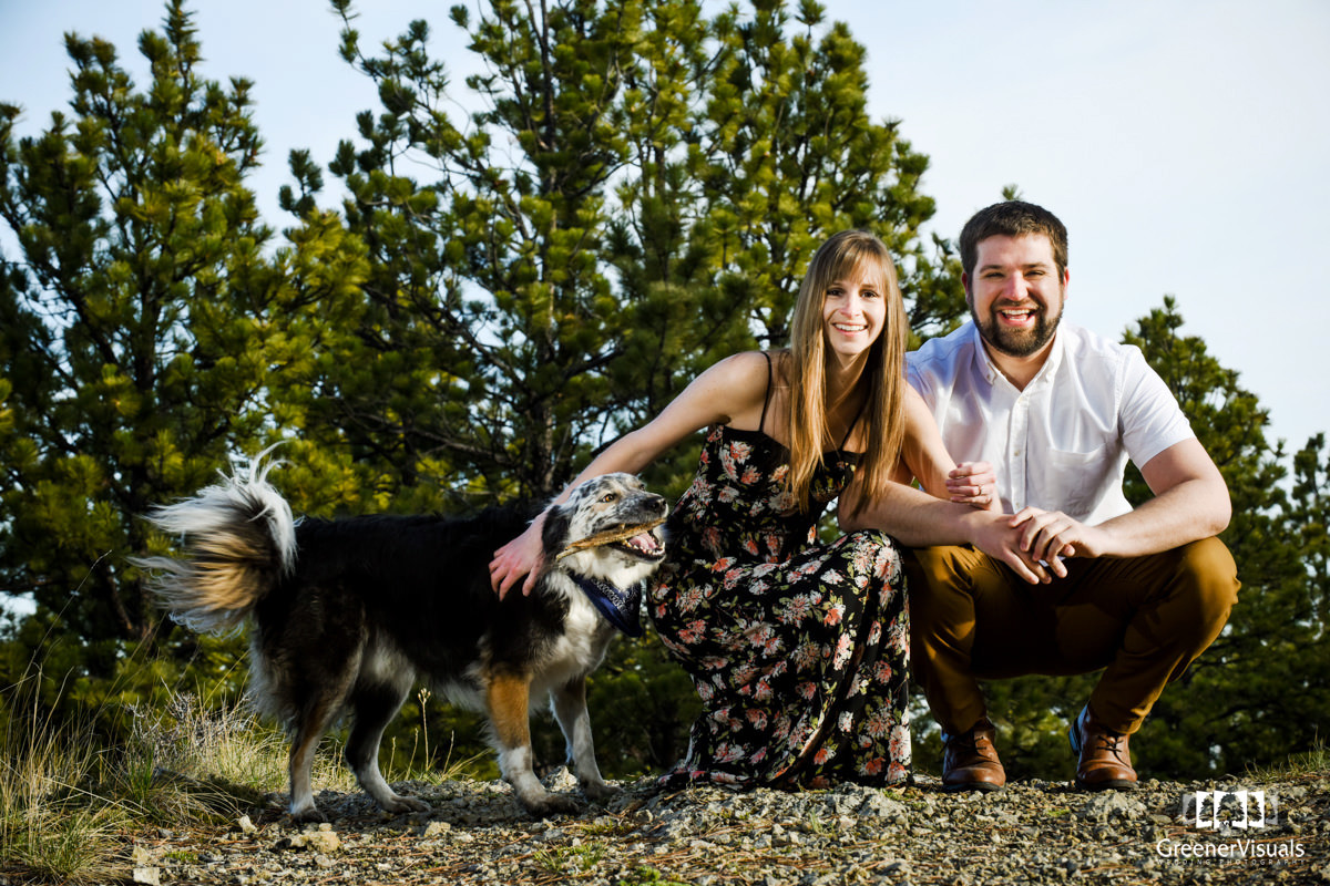engaged-couple-in-south-hills-Helena-Montana-Engagement-Portraits