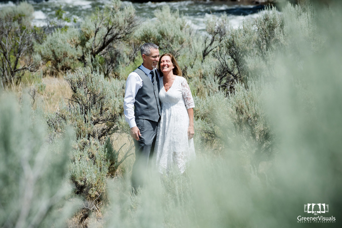 Yellowstone National Park Wedding Day landscape portrait