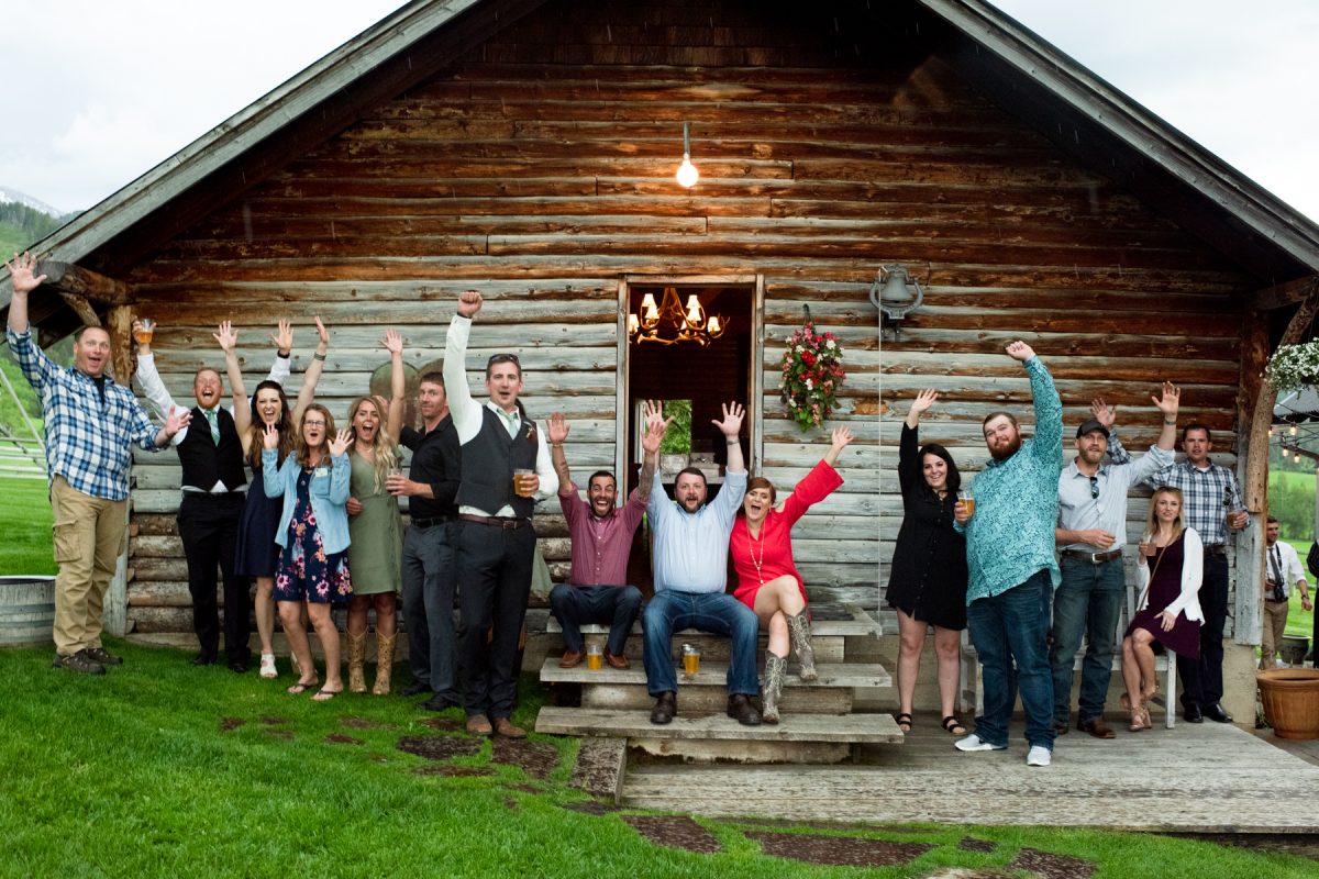 Montana-Wedding-Photographer-Springhill-Pavilion-celebration-group-photo