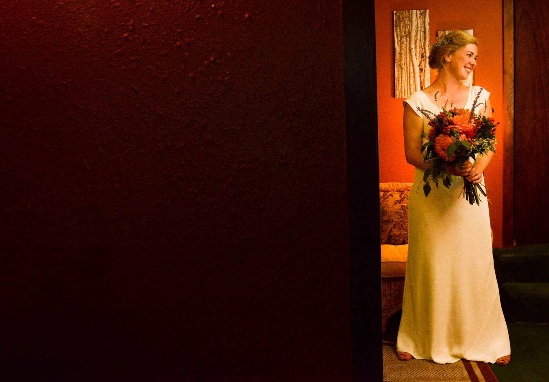 Montana Wedding Photographer Abbott Valley Homestead bride in dress