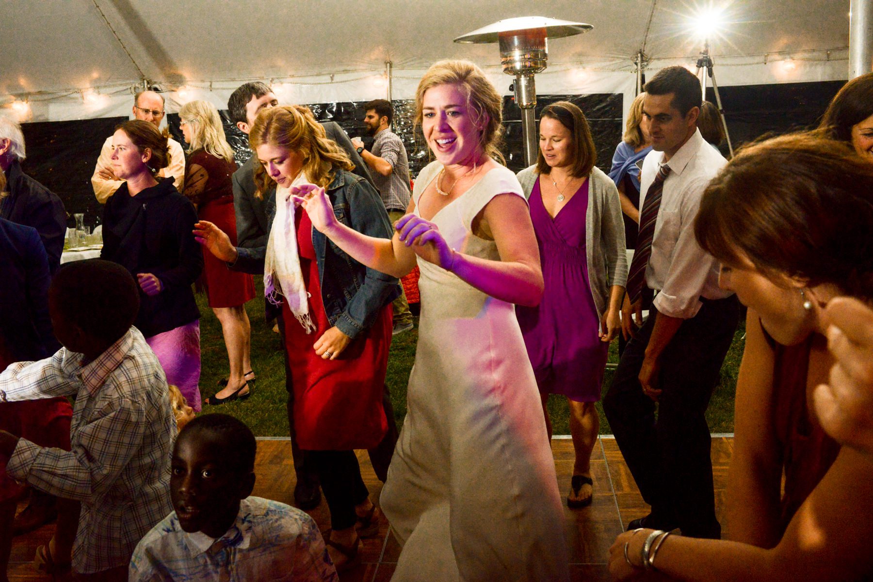 Montana Wedding Photographer Abbott Valley Homestead reception dancing