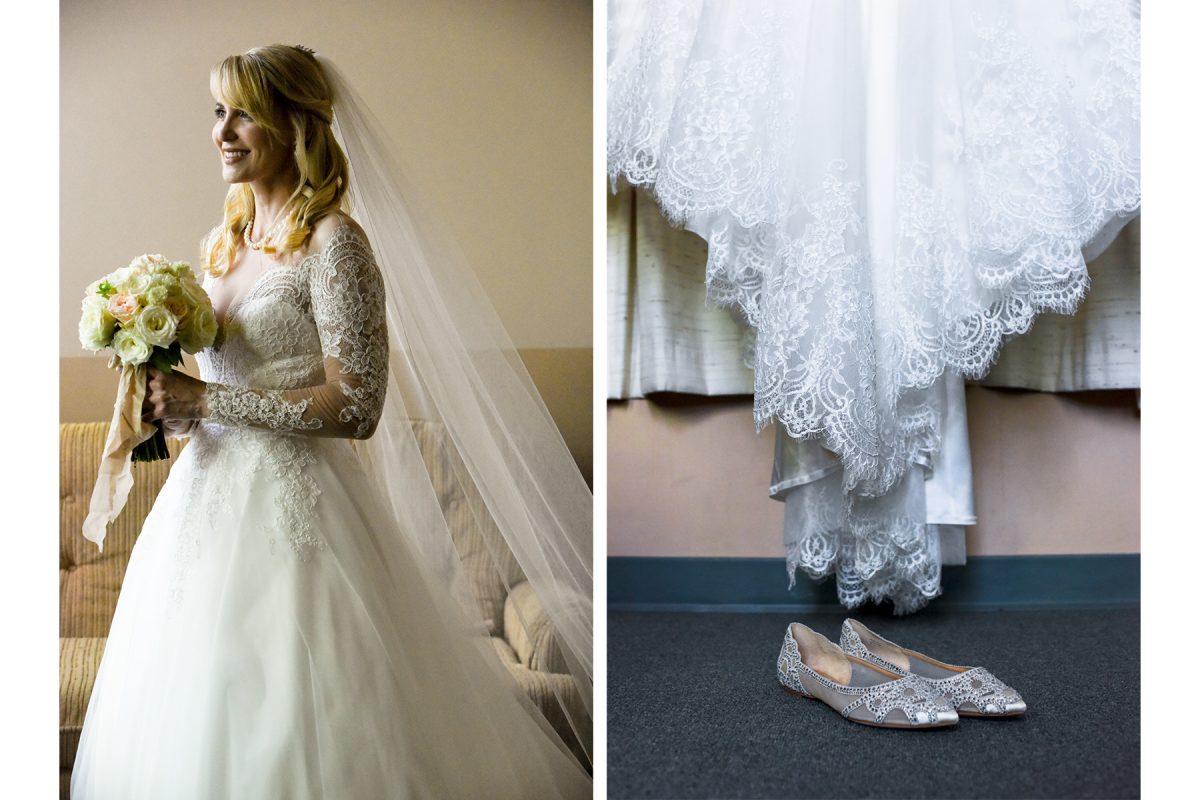 Livingston Wedding Photographer bride in white dress