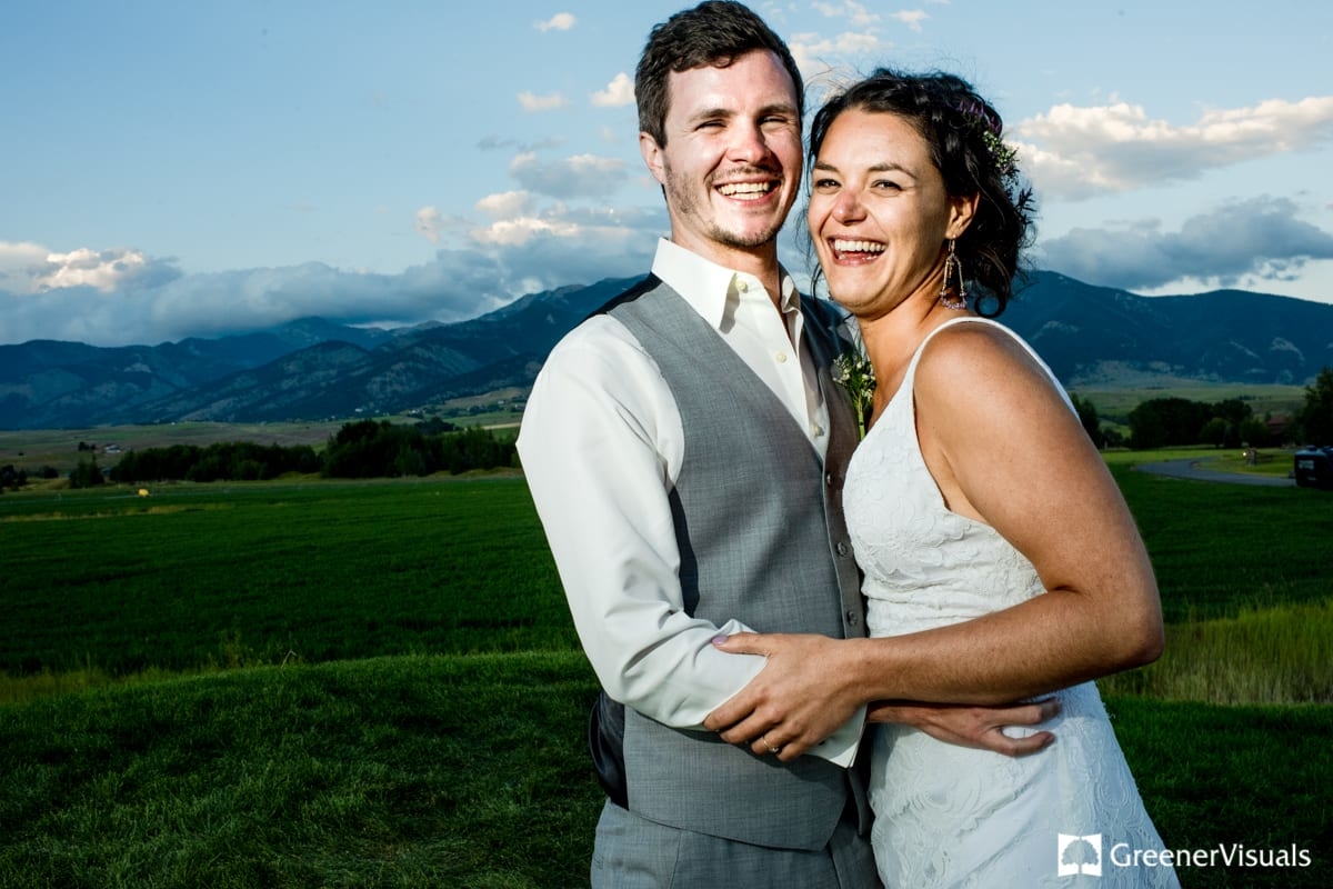 twilight-portrait-of-Countryside-Bozeman-Montana-Wedding-bride-and-groom