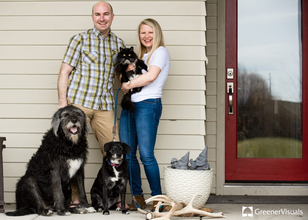 Couple-with-dogs-Front-Porch-Project-fundraiser