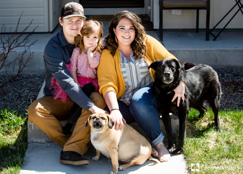 Young-family-with-dogs-Front-Porch-Project-fundraiser