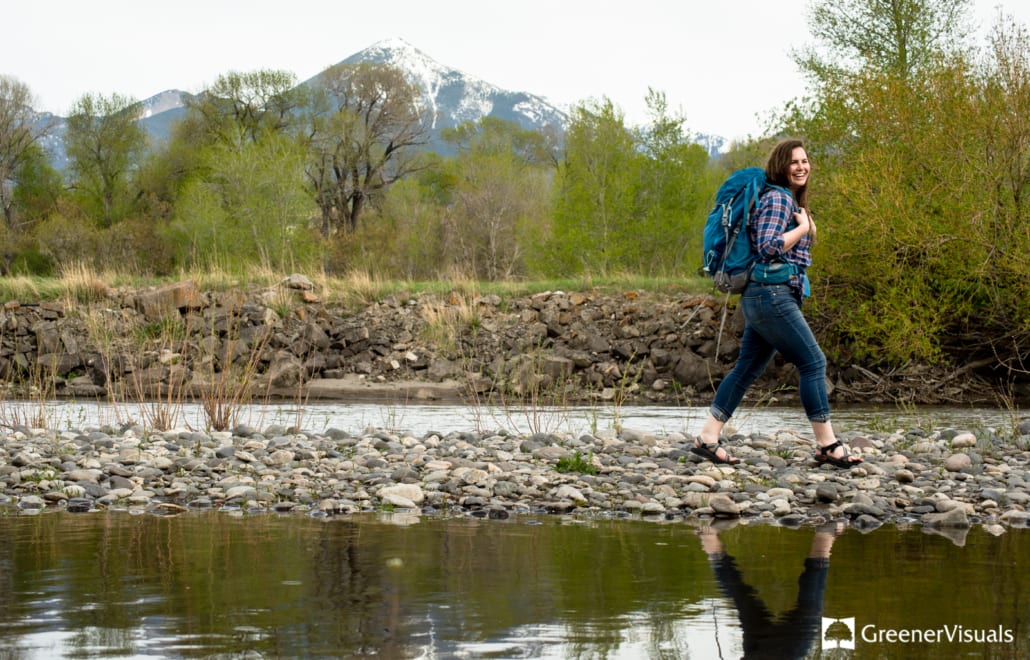 Katie-Smith-hiking-along-yellowstone-river-bank