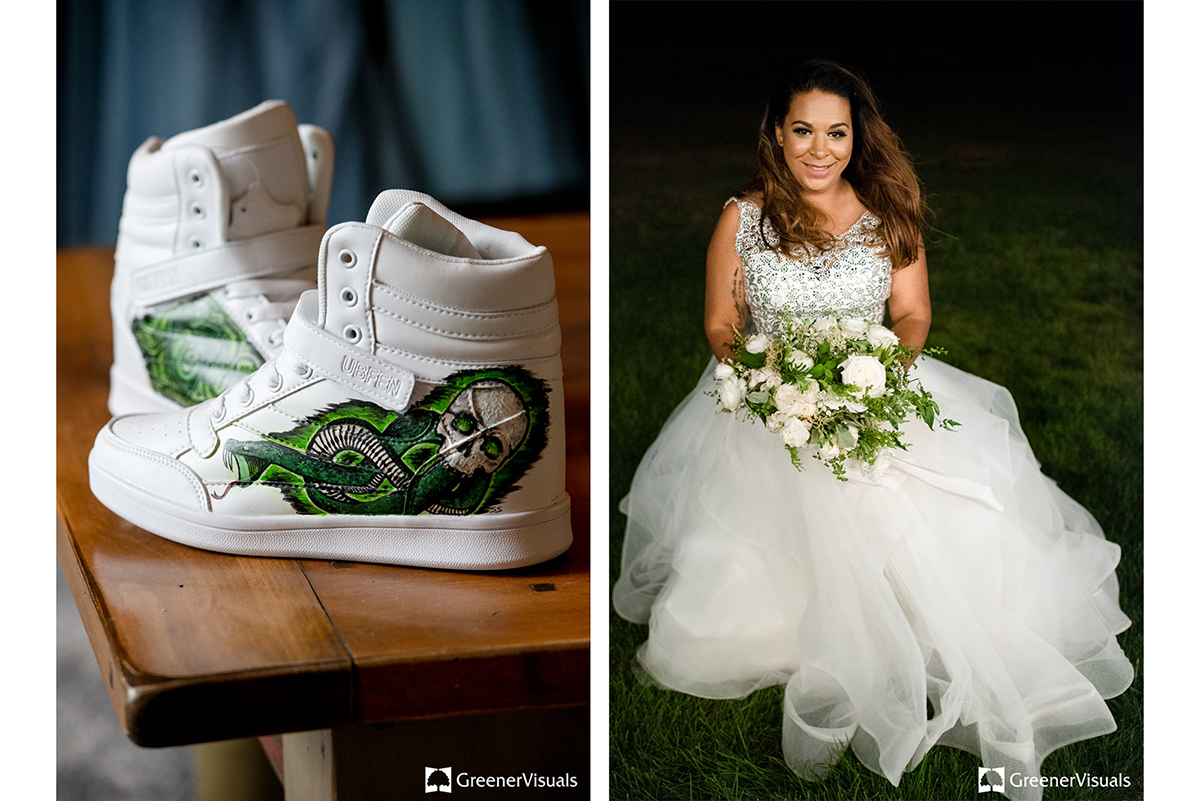 custom-wedding-sneakers-with-bride-in-dress