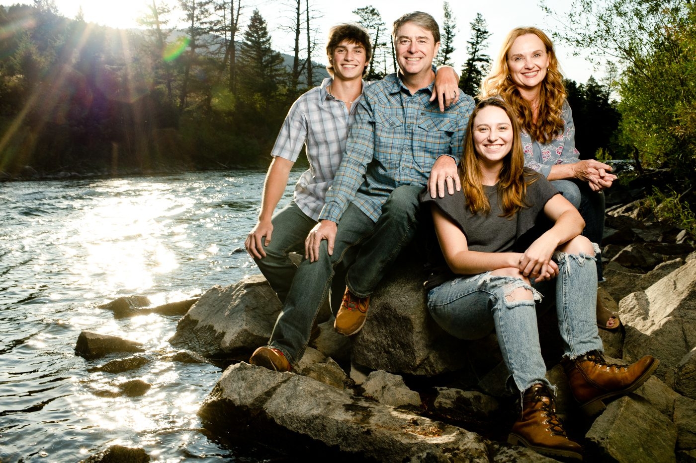 Fishing-Family-Portrait-Gallatin-River-Bozeman-Montana