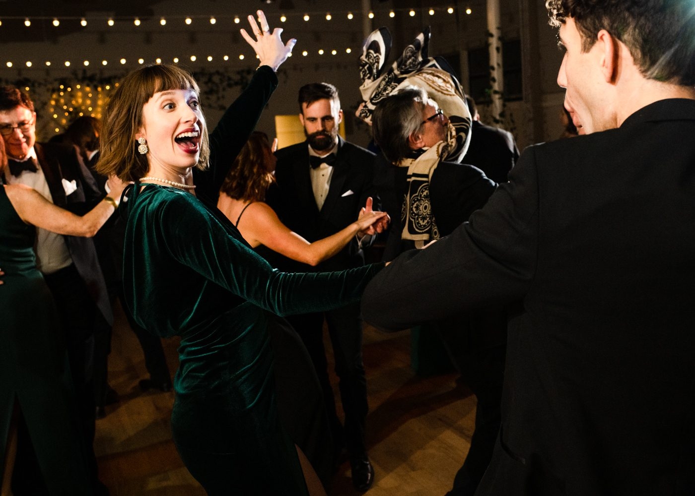 dancing-wedding-guests-reception-Emerson-Center-Bozeman