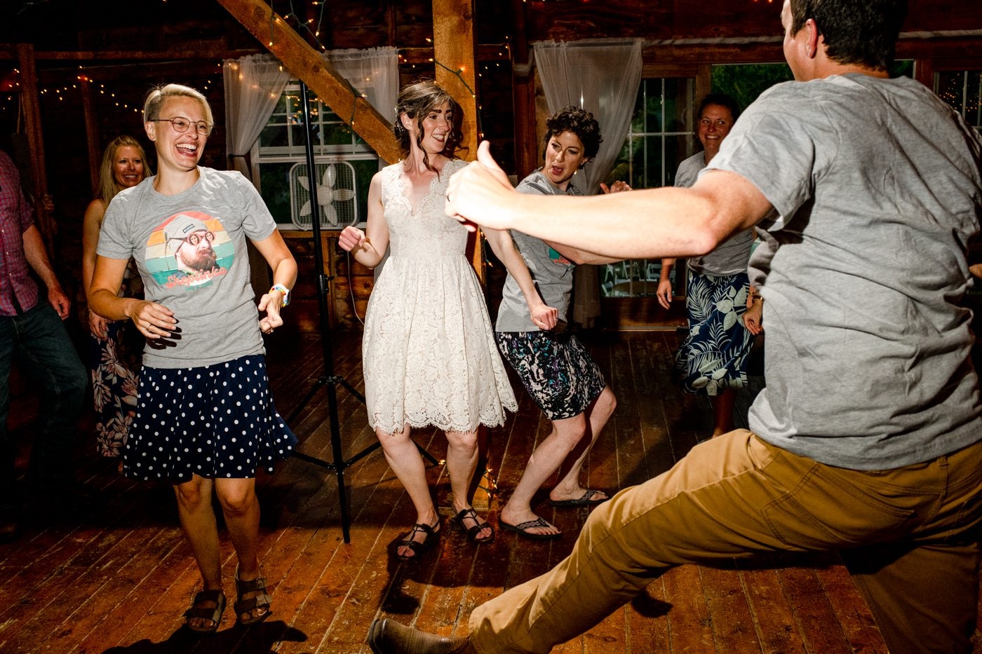 Roys-Barn-Wedding-Reception-Bride-Dancing