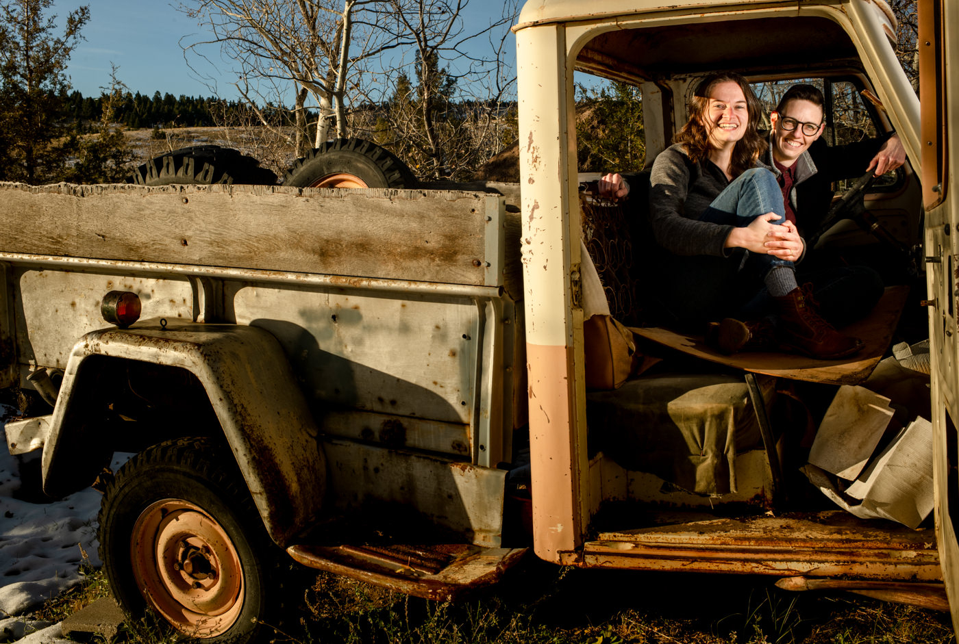 Rusty-Truck-Butte-MT-Couples-Portrait-Photography-Greener-Visuals