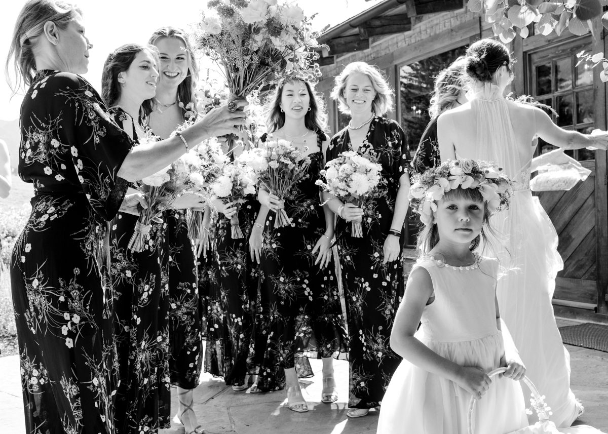 Flower-Girl-Bridesmaids-Grizzly-Creek-Ranch-Wedding