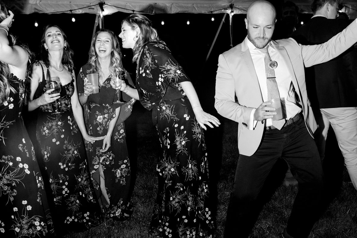 Laughing-Dancing-Guests-Grizzly-Creek-Ranch-Wedding