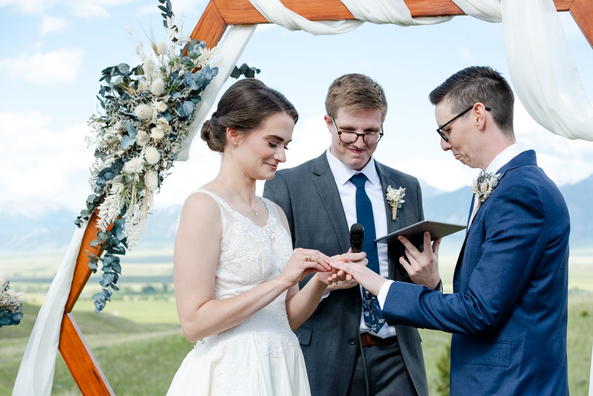 Ring-on-finger-at-LGBTQ-Montana-wedding-day
